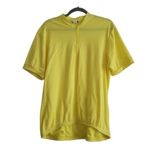 🍁‎ Canari Men XL High Visibility Yellow Cycling Jersey Shirt